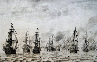 Battle of Dunkirk by Willem van de Velde the Elder